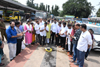 Mayor lays foundation for pending bus shelter works at service bus stand